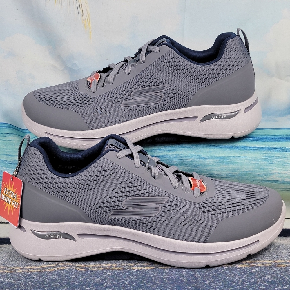 Skechers GoWalk Arch Fit Extra Wide Fit Mens 10 Extra Wide